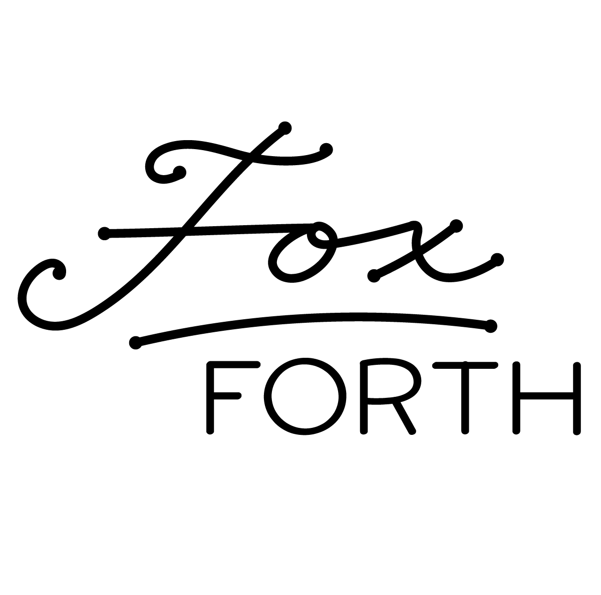 Fox Forth logo - Los Angeles-based independent publisher supporting the fine arts